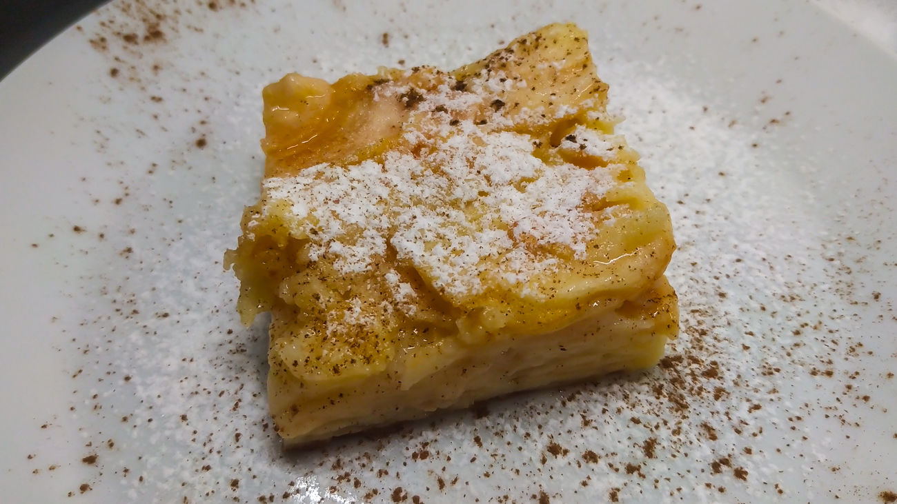 «Невидимый» яблочный пирог