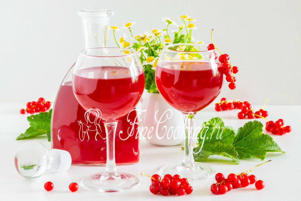 Вино из красной смородины в домашних условиях